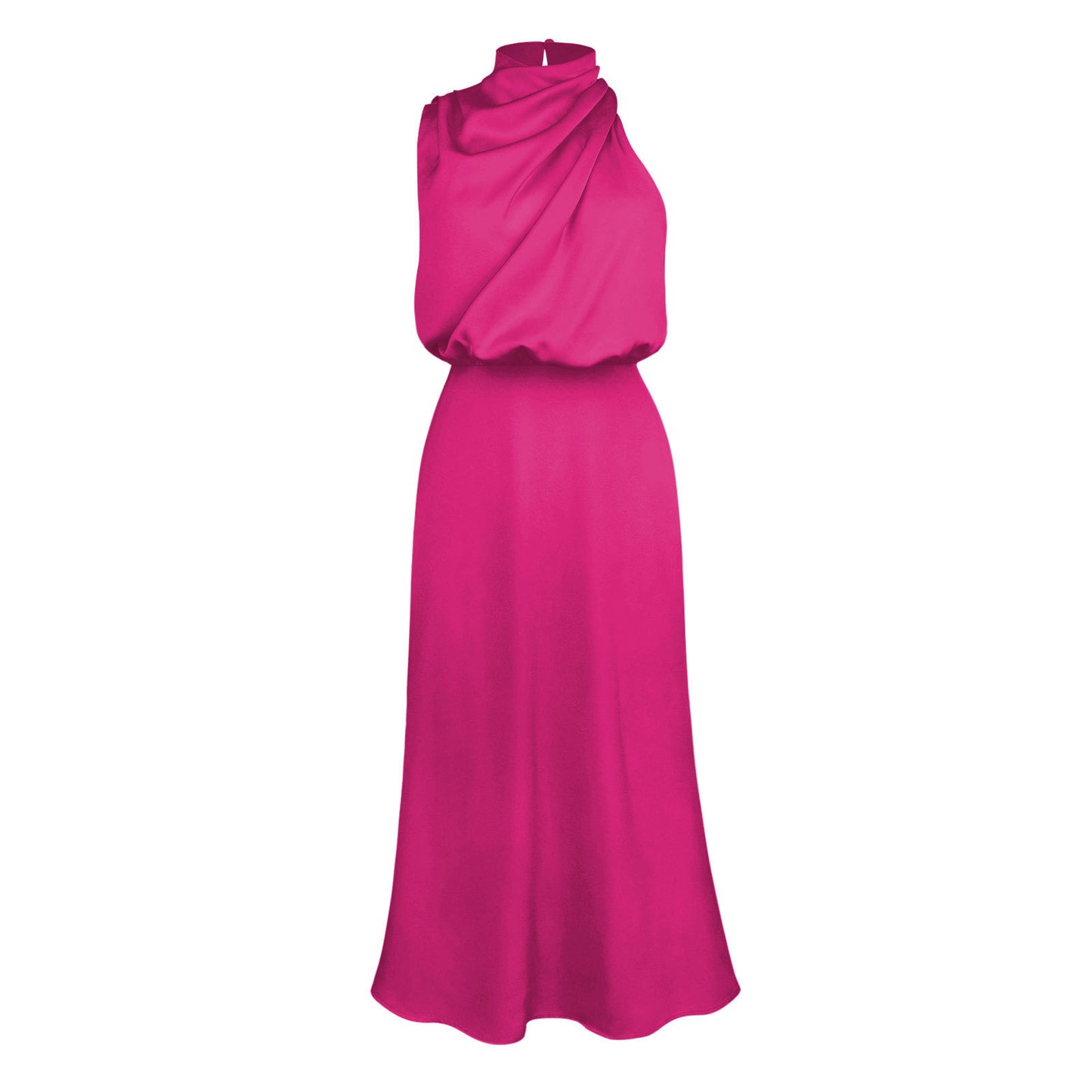 Isadora™ | Satijnen maxi-jurk