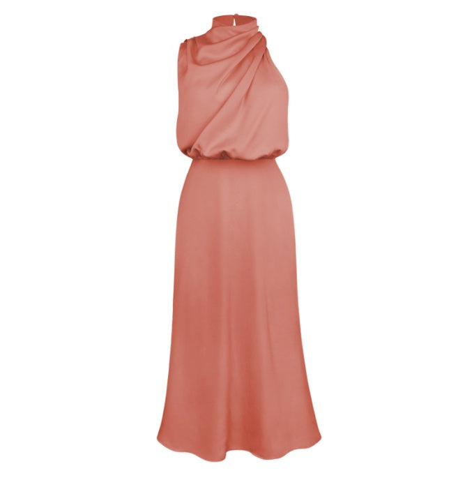 Isadora™ | Satijnen maxi-jurk