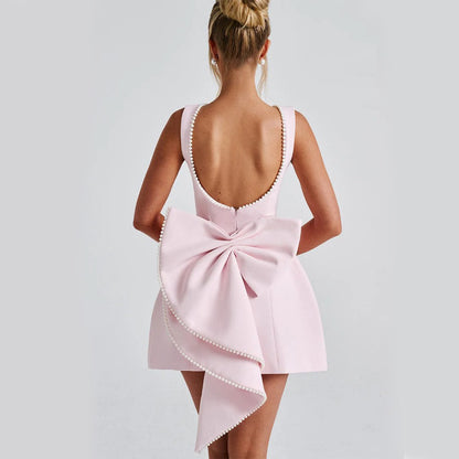 Elodie™ – Mouwloze jurk met strik