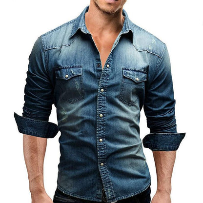 Jens™ | Denim overhemd