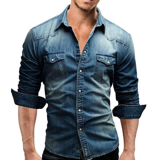 Jens™ | Denim overhemd