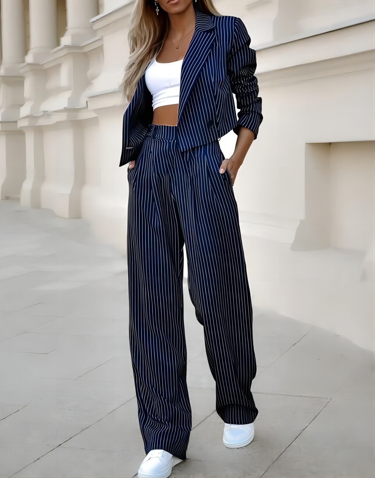 Elin™ | Casual chic tweedelige outfit