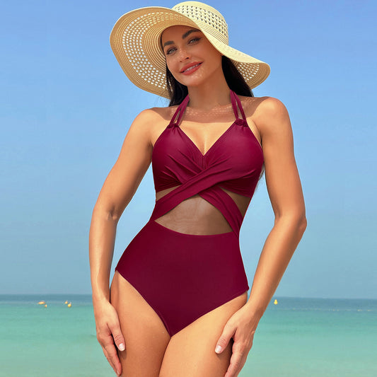 Naomi™ – Halterbadpak met mesh