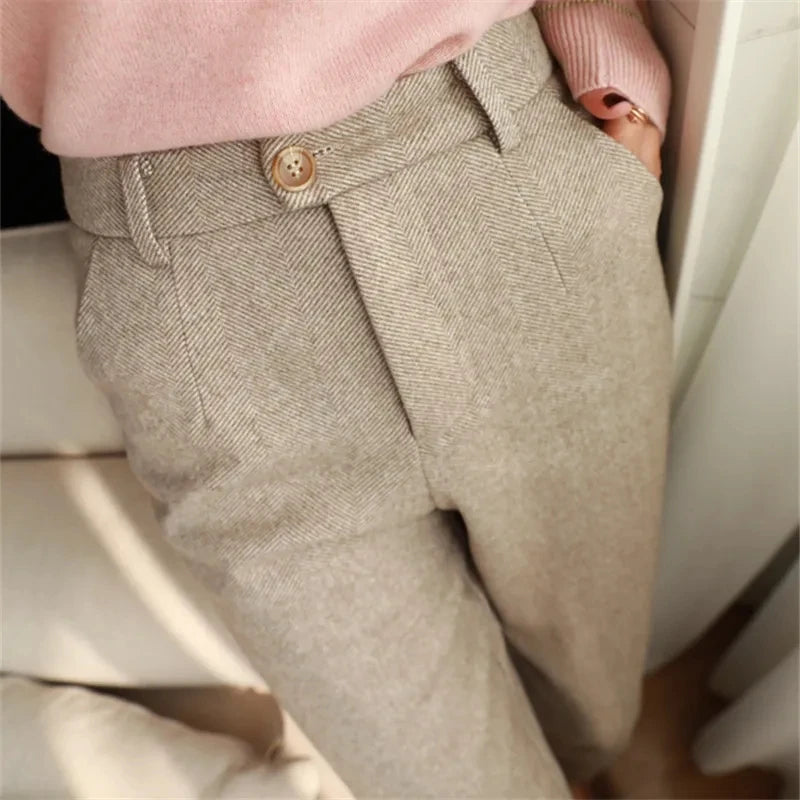 Wollen Harem broek