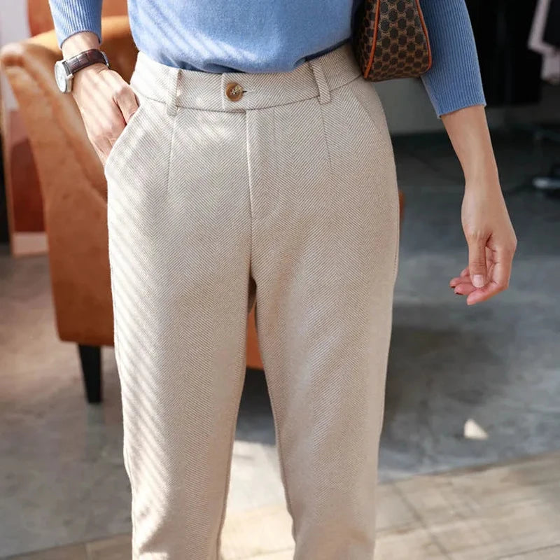 Wollen Harem broek