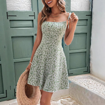 Liselot™ – Zomerse bloemenjurk met spaghettibandjes