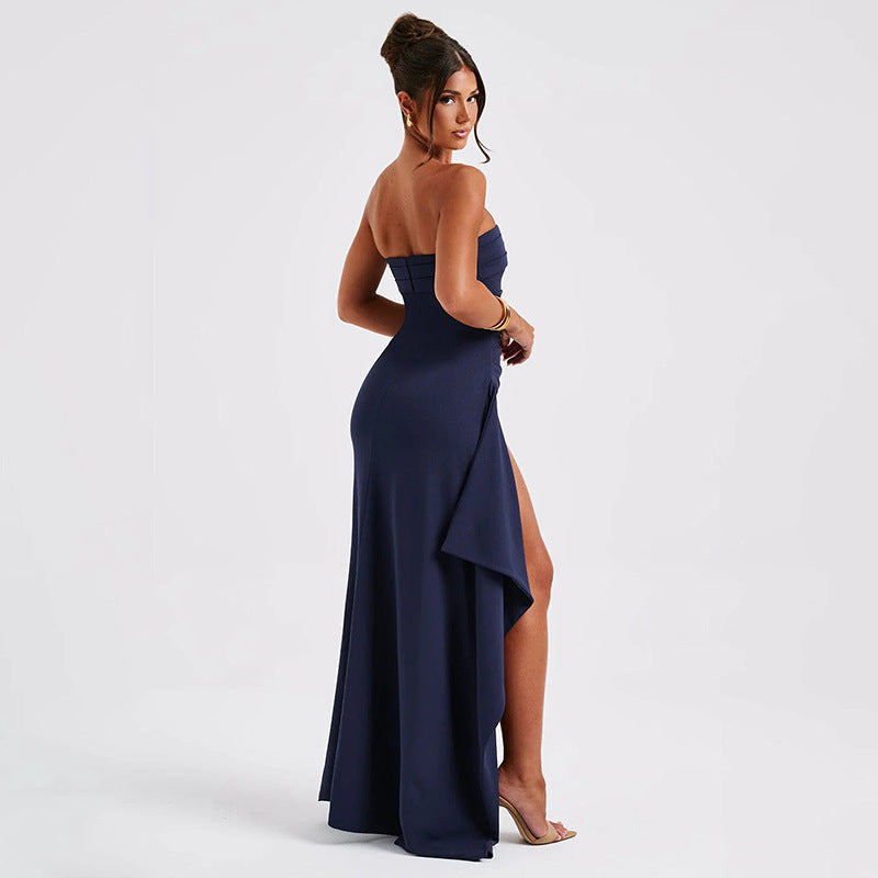 Sophie™ | Strapless Split Maxi-jurk