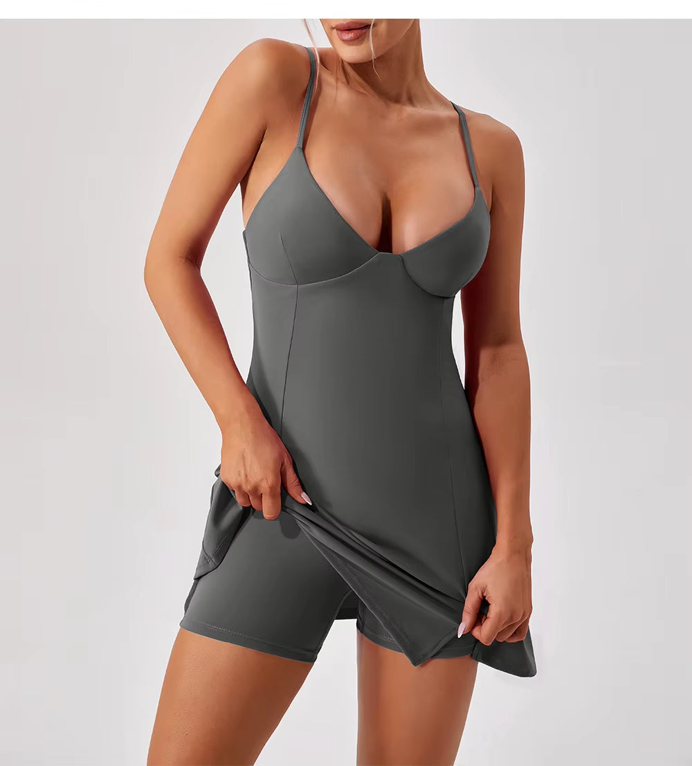 Sporty Chic Tennis & Workout jurk