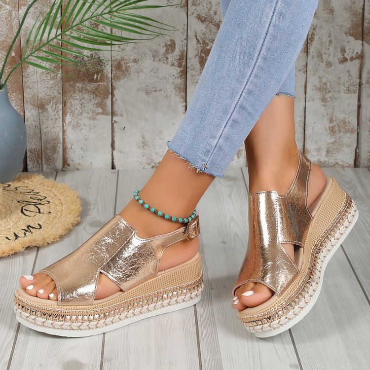 Jade™ –  Zomerse sandalen met sleehak